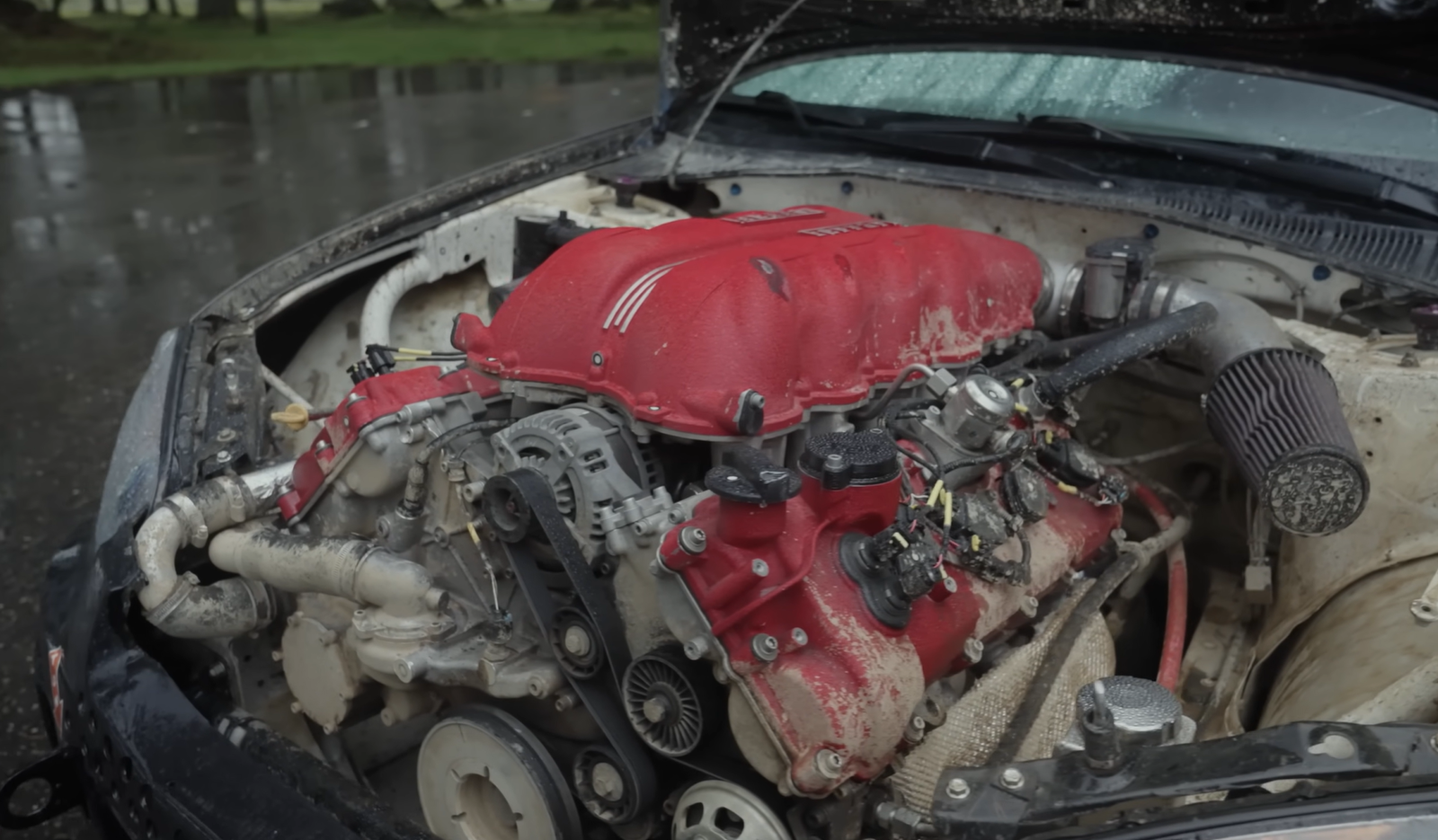 A Ferrari V8 In A Subaru Impreza Rally Car Is An Incredible Tuning Remix